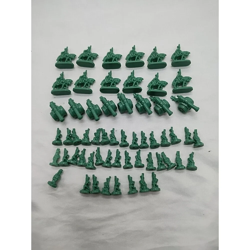 Set Of (6) Risk 1999 Player Pieces Rules And Territory Cards